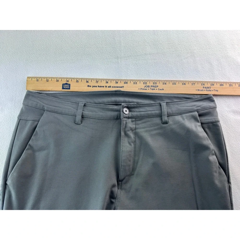 BYLT Men's Everyday‎ Pant 2.0 Slim Fit Grey Premium Basics Size 38X30.5